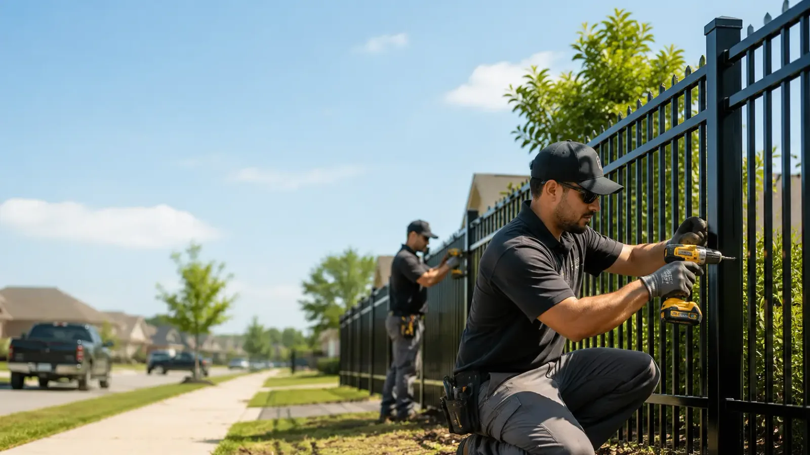 Metal Fence Installation in Edwardsville, IL